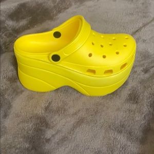 Shoes | Cape Robbin Platform Crocs Size 7 Worn 1 | Poshmark